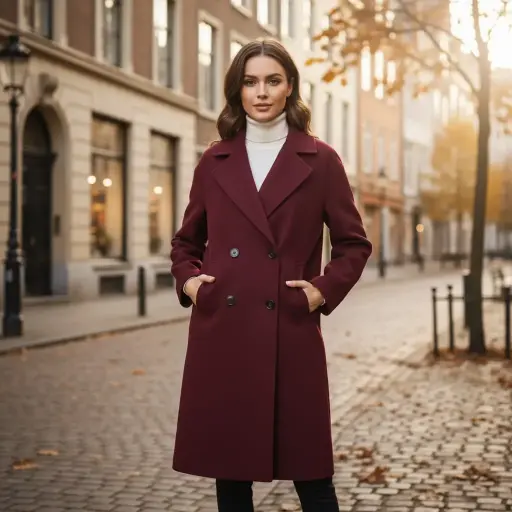 بلطو نبيتي أنيق – شتاء دافئ بإطلالة راقية